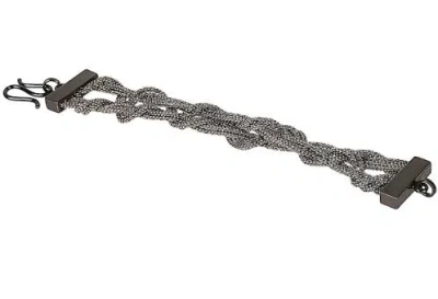 Fabiana Filippi Silver Bracelet In Multicolor