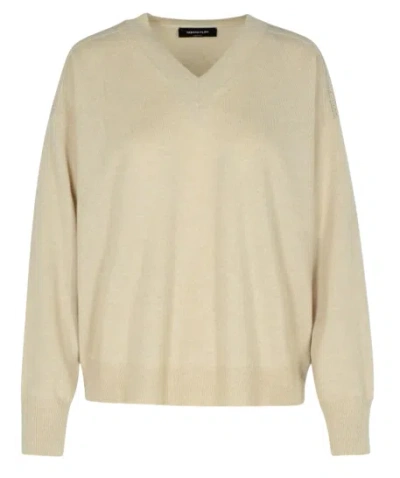 Fabiana Filippi Women's Luxurious 100% Cashmere Sweater In Beige