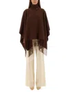 Fabiana Filippi Platinum Hood In Brown