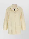 Fabiana Filippi Luxurious Cashmere Outerwear Featuring Collar In Multi