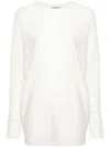 Fabiana Filippi Sequin-embellished Jumper In White