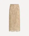 Fabiana Filippi Straight Skirt In Sand