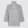 Fabiana Filippi Sequinned Mohair-blend Cardigan In Roccia