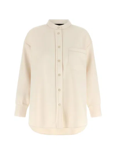 Fabiana Filippi Scuba Cashmere Shirt Shirt And Blouse Beige In Neutral