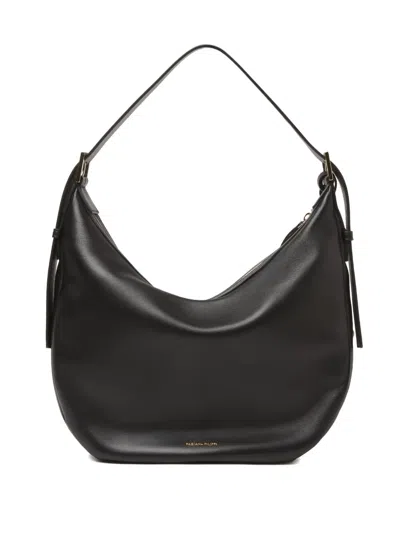 Fabiana Filippi Maxi Logo-detail Shoulder Bag In Black