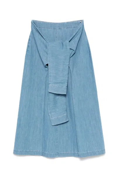 FABIANA FILIPPI FABIANA FILIPPI MAXI SKIRT WITH TIED WAIST DETAIL