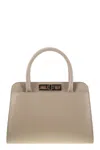 Fabiana Filippi Medium Handbag With Metal Accessory In Beige
