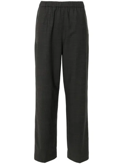Fabiana Filippi Mélange-effect Trousers In Grey