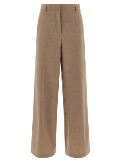 FABIANA FILIPPI MÉLANGE WOOL PANTS