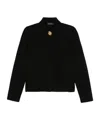 Fabiana Filippi Merino Wool Jacket In Black