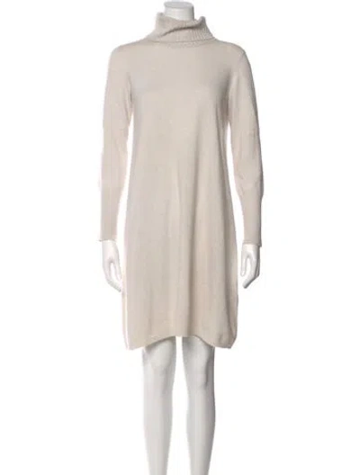 Pre-owned Fabiana Filippi Merino Wool Mini Dress