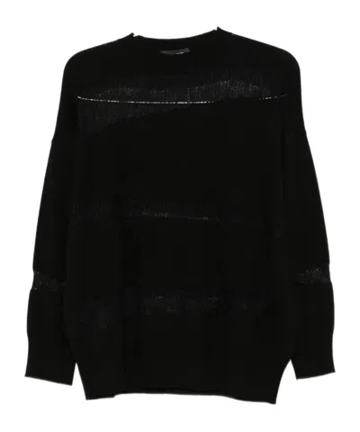 FABIANA FILIPPI MESH-PANEL SWEATER