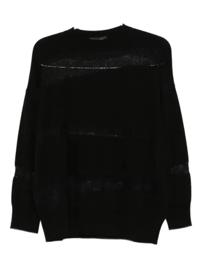 FABIANA FILIPPI MESH-PANEL SWEATER