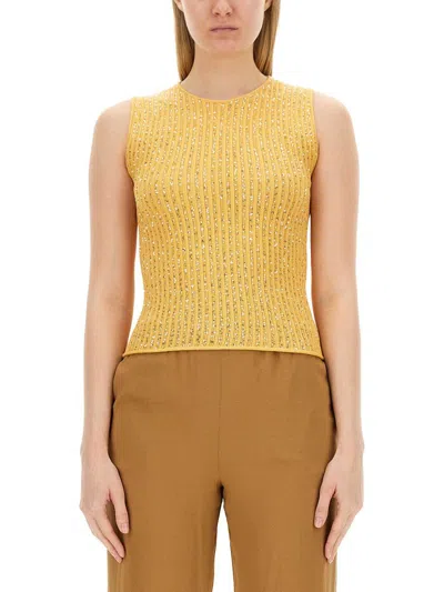 FABIANA FILIPPI FABIANA FILIPPI MESH WITH RHINESTONES