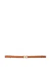 Fabiana Filippi Metal-closure Leather Belt In Brown