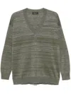 Fabiana Filippi Metallic-threading Sweater In Green