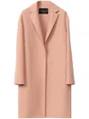 Fabiana Filippi Mid Length Coat In Pink