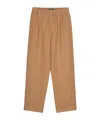 Fabiana Filippi Mid-rise Tapered-leg Trousers In Nude