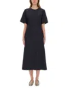 Fabiana Filippi Midi Dress Featuring Lurex Detailing And Flared Skirt