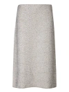 FABIANA FILIPPI MIDI KNIT SKIRT WITH TWEED EFFECT