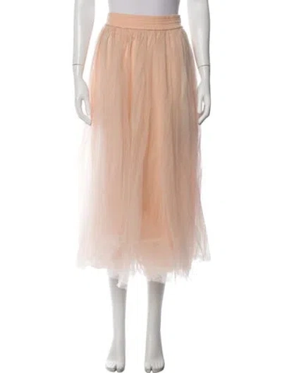 Pre-owned Fabiana Filippi Midi Length Skirt W/ Tags In Neutral