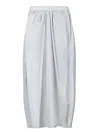 Fabiana Filippi Silk Blend Trousers In Pietra