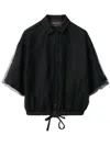 Fabiana Filippi Midnight Blue Linen And Viscose Shirt In Blue