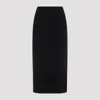 Fabiana Filippi Mohair Virgin Wool Skirt In Blue