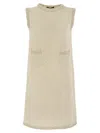 Fabiana Filippi Mini Dress In Tweed-effect Yarn