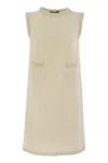 Fabiana Filippi Mini Dress In Tweed-effect Yarn