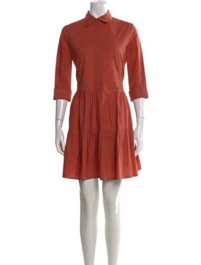 Pre-owned Fabiana Filippi Mini Dress In Orange