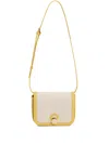 Fabiana Filippi Eclissi Calfskin Mini Messenger Bag In Nude