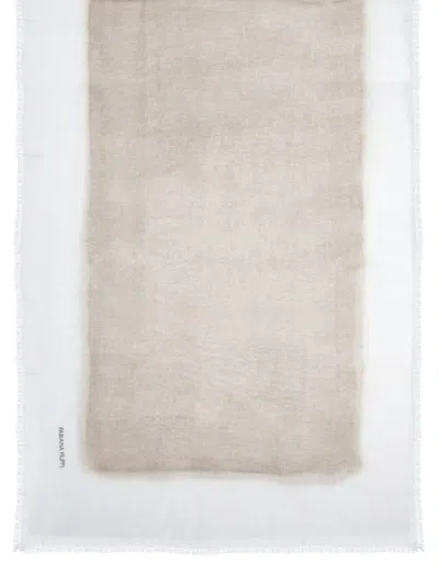 Fabiana Filippi Modal Cashmere Scarf In Beige