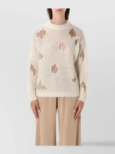 FABIANA FILIPPI MOHAIR SWEATER FEATURING GOLD ACCENTS