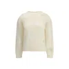 Fabiana Filippi Ripped-effect Sweater In Neutral