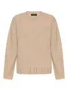 Fabiana Filippi Beige Wool Blend Sweatshirts