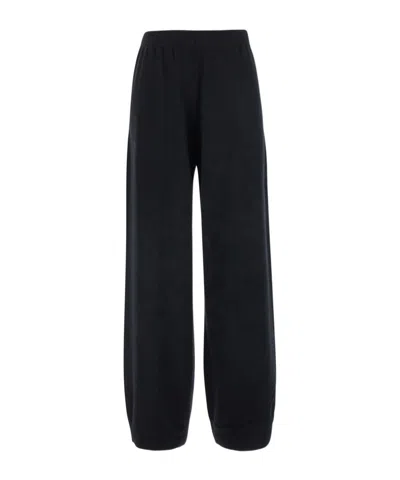 Fabiana Filippi Monili-embellished Wide-leg Trousers In Black