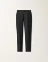 Fabiana Filippi Montefalco Cotton And Silk Mikado Trousers In Black