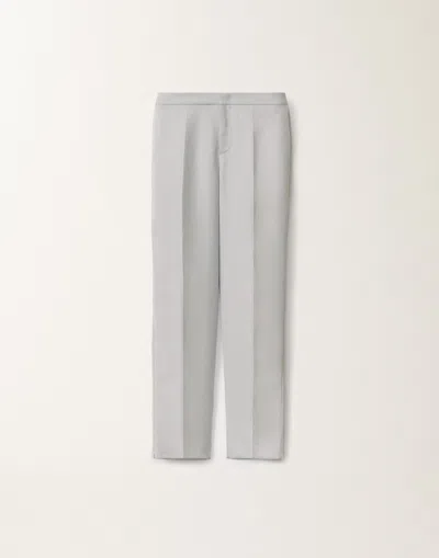 Fabiana Filippi Montefalco Linen And Viscose Trousers In Lavender