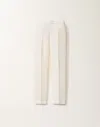 Fabiana Filippi Montefalco Linen And Viscose Trousers In White