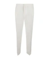 Fabiana Filippi Tailored White Trousers With Streamlined Design In White