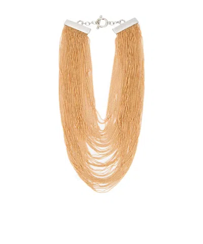 FABIANA FILIPPI MULTI-CIRCLE SPARKLING NECKLACE
