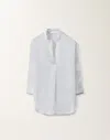 Fabiana Filippi Multi-striped Viscose And Silk Shirt In Sky Blue