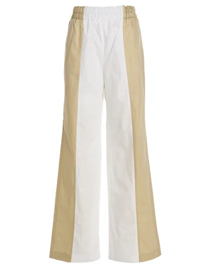 FABIANA FILIPPI MULTICOLOR LOOSE LEG TWO-COLOR PANTS
