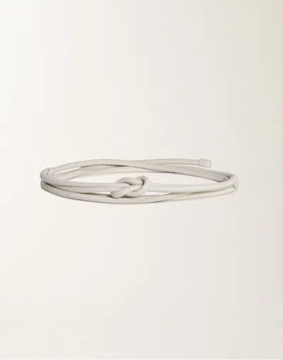 Fabiana Filippi Nappa Leather Belt In White