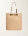 Fabiana Filippi Nappa Leather Eyelet Shopper