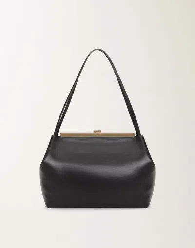 Fabiana Filippi Nappa Leather Pouch In Black