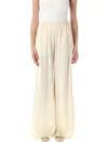 Fabiana Filippi Elastic Waistband Lightweight Wide Leg Trousers