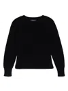 Fabiana Filippi Ribbed Crewneck Sweater With Fitted Cuffs