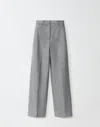 Fabiana Filippi Norcia Flannel Trousers In Grey